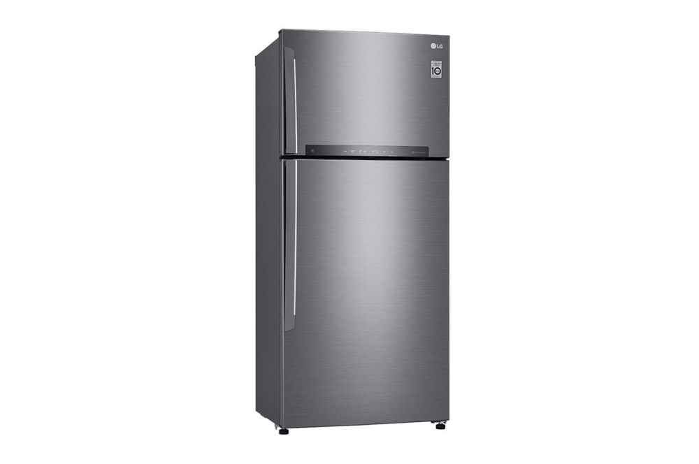 Hajm 506 l | Yuqori muzlatgich kamerali LG sovutgich | Qaymoq rang | DoorCooling⁺™ | Linear Inverter Compressor