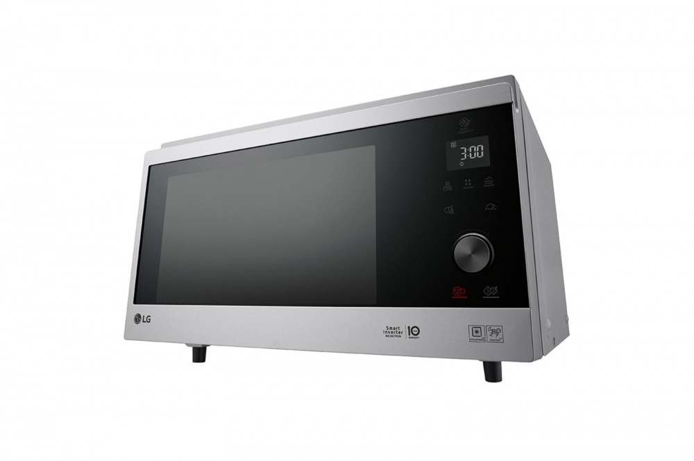 LG NeoChef mikrotoʻlqinli pechi, 39 L, Konveksiya, 1900 W, Smart Inverter, EasyClean, Toblab pishirish