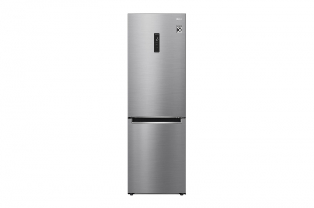 Hajm 341 l | Pastki muzlatgich kamerali LG sovutgich | Kulrang | DoorCooling+™ | Smart Inverter Compressor