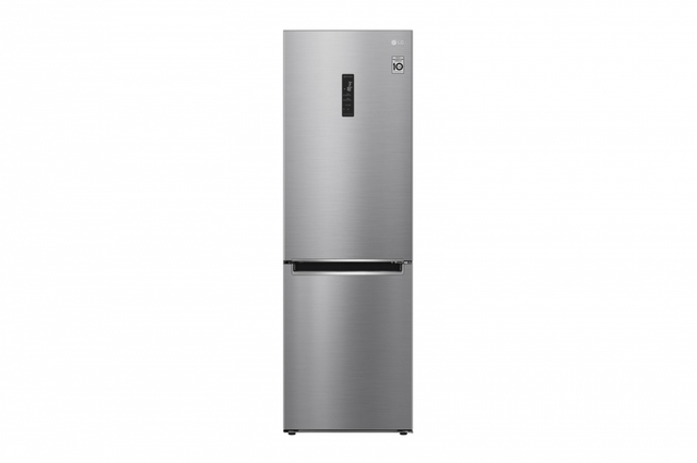 Hajm 341 l | Pastki muzlatgich kamerali LG sovutgich | Kulrang | DoorCooling+™ | Smart Inverter Compressor