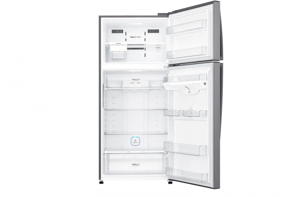Hajm 506 l | Yuqori muzlatgich kamerali LG sovutgich | Qaymoq rang | DoorCooling⁺™ | Linear Inverter Compressor