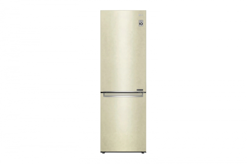 Hajm 341 l | Pastki muzlatgich kamerali LG sovutgich | Qaymoq rang | DoorCooling+™ | Smart Inverter Compressor