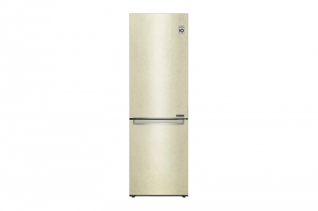 Hajm 341 l | Pastki muzlatgich kamerali LG sovutgich | Qaymoq rang | DoorCooling+™ | Smart Inverter Compressor