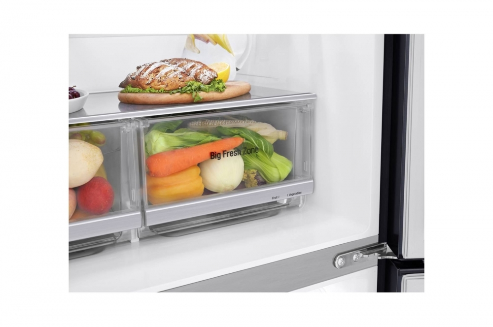 Hajm 458 l | LG InstaView Door-in-Door sovutgich | DoorCooling+™ | HygieneFresh+™ | LG sovutgich ThinQ | Linear Inverter Compressor