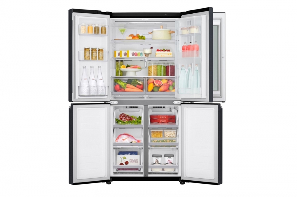 Hajm 458 l | LG InstaView Door-in-Door sovutgich | DoorCooling+™ | HygieneFresh+™ | LG sovutgich ThinQ | Linear Inverter Compressor