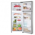 Hajm 395 l | Yuqori muzlatgich kamerali LG sovutgich | Kulrang | DoorCooling+™ | HygieneFresh+™ | Smart Inverter Compressor
