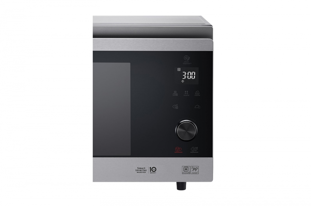 LG NeoChef mikrotoʻlqinli pechi, 39 L, Konveksiya, 1900 W, Smart Inverter, EasyClean, Toblab pishirish