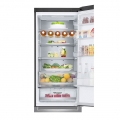 Hajm 384 l | Pastki muzlatgich kamerali LG sovutgich | Kulrang | DoorCooling⁺™ | Linear Inverter Compressor