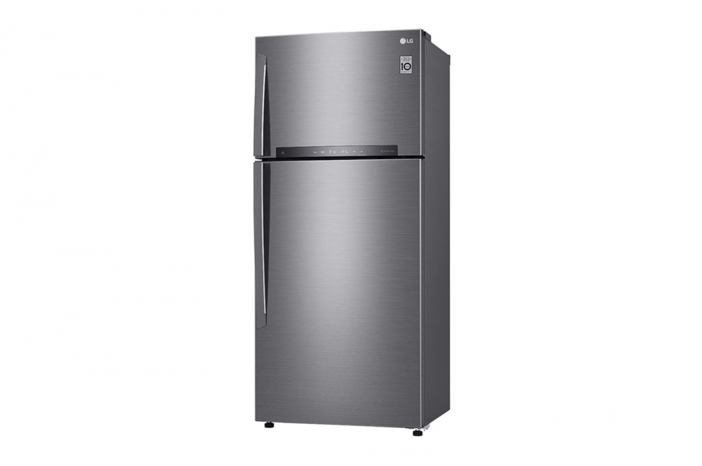 Hajm 506 l | Yuqori muzlatgich kamerali LG sovutgich | Qaymoq rang | DoorCooling⁺™ | Linear Inverter Compressor