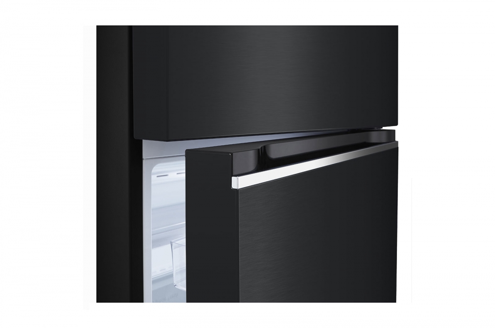 Hajm 461 l | Yuqori muzlatkich kamerali LG sovitkich | Qora rang | DoorCooling+™ | HygieneFresh+™ | Smart Inverter Compressor