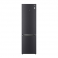 Hajm 384 l | Pastki muzlatgich kamerali LG sovutgich | Qora | DoorCooling⁺™ | Linear Inverter Compressor