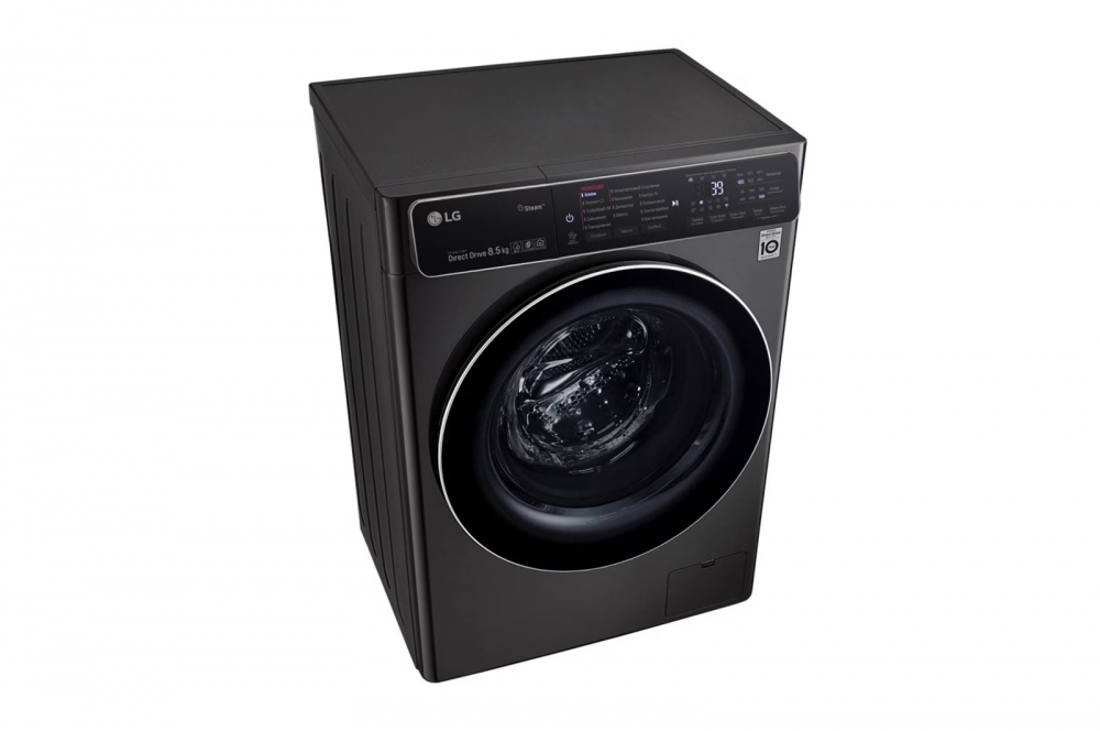 Стиральная машина узкая LG F2T9GW9P с паром, технология AI DD, 8,5 кг