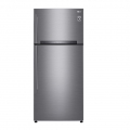 Холодильник LG с верхней морозильной камерой | Серый | Объем 506 л | DoorCooling⁺™ | Linear Inverter Compressor