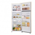 Hajm 461 l | Yuqori muzlatkich kamerali LG sovitkich | Qaymoq rang | DoorCooling+™ | HygieneFresh+™ | Smart Inverter Compressor