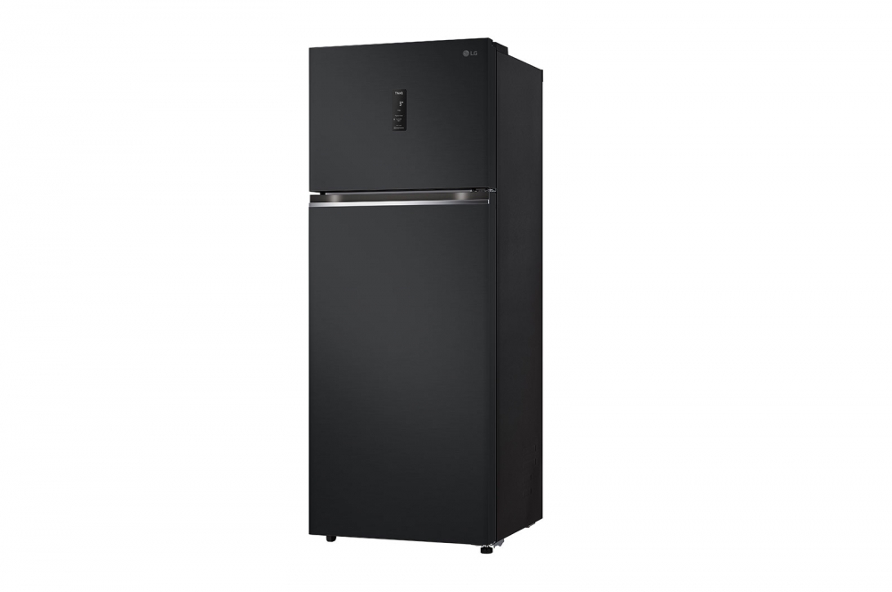 Hajm 461 l | Yuqori muzlatkich kamerali LG sovitkich | Qora rang | DoorCooling+™ | HygieneFresh+™ | Smart Inverter Compressor