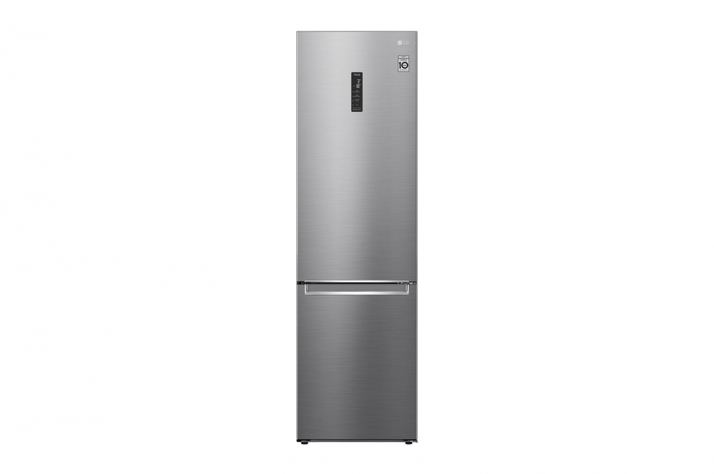 Hajm 384 l | Pastki muzlatgich kamerali LG sovutgich | Kulrang | DoorCooling⁺™ | Linear Inverter Compressor