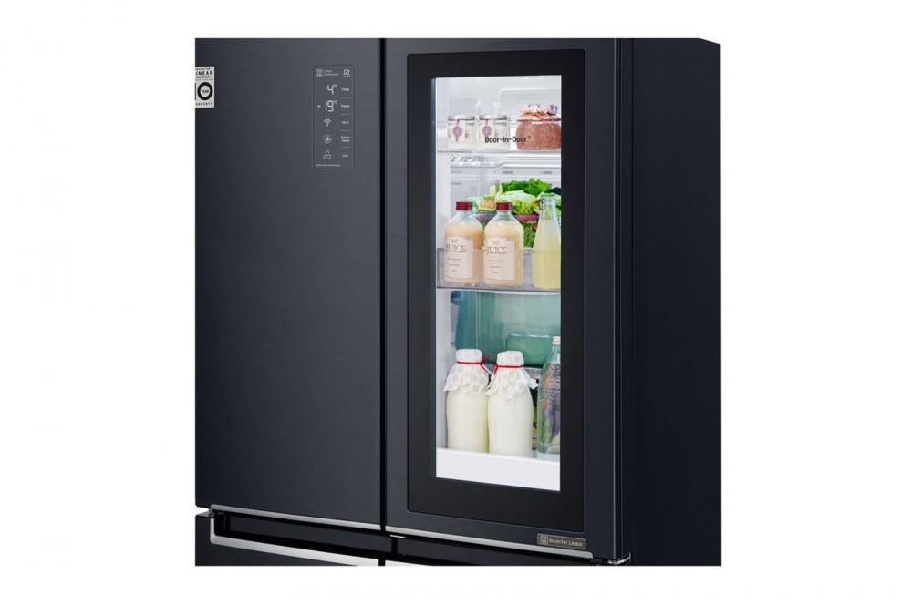 Hajm 458 l | LG InstaView Door-in-Door sovutgich | DoorCooling+™ | HygieneFresh+™ | LG sovutgich ThinQ | Linear Inverter Compressor