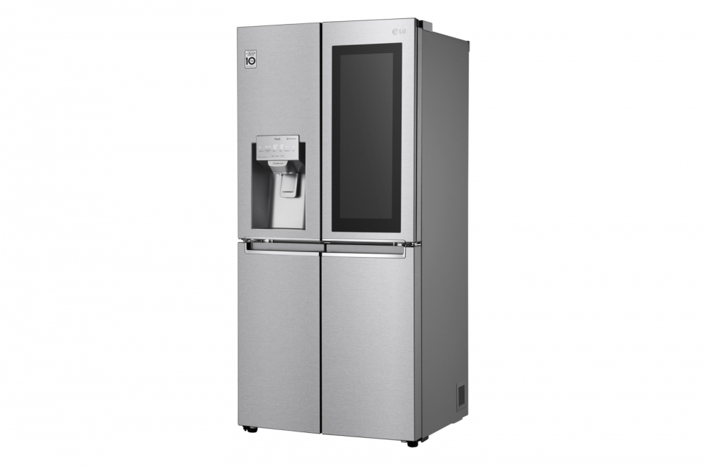 Hajm 422 l | LG InstaView Door-in-Door sovutgich | Po'lat | DoorCooling⁺™ | LG sovutgich ThinQ | Linear Inverter Compressor