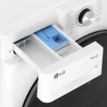 Kir yuvish mashinasi tor LG F2M5HS6W bug 'bilan, 7 kg