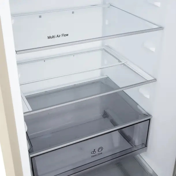 Холодильник с нижней морозильной камерой LG GC-B459EMLM с технологией Zero Clearance™, 333 л