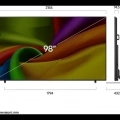 98-дюймовый телевизор Smart TV LG NANO 4K UHD AI NU90 2026